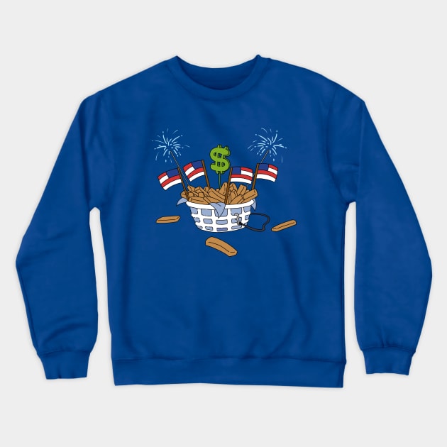 Patatas millonarias Crewneck Sweatshirt by TeeAguss